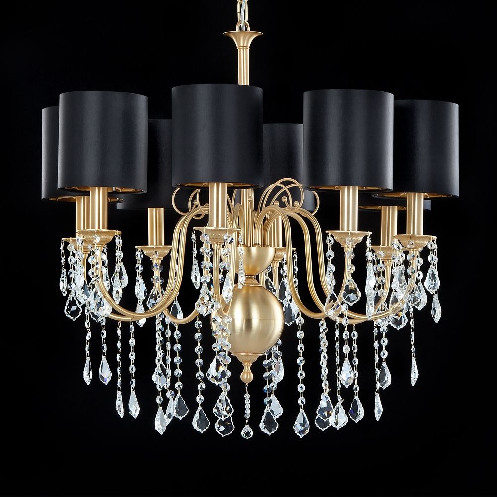 Well Known High End Swarovski Crystal Gold Chandelier (View 19 of 20)