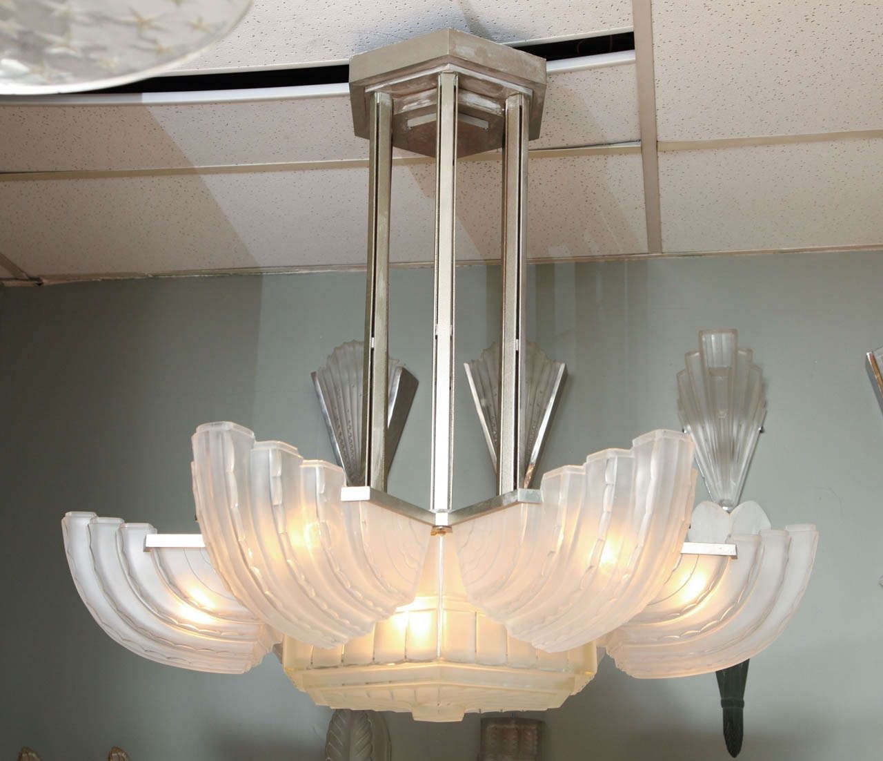 Well Known Large Art Deco Chandelier Throughout Large And Important Art Deco Chandeliersabino – Paul Stamati Gallery (View 11 of 20)