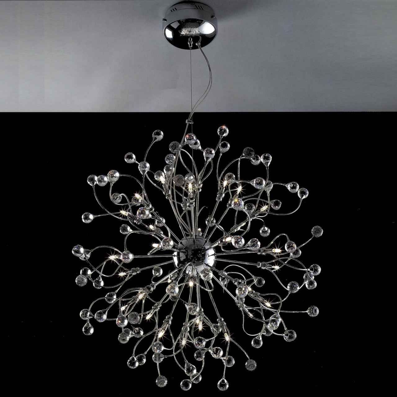 Well Known Modern Chrome Chandelier Within Brizzo Lighting Stores (View 1 of 20)