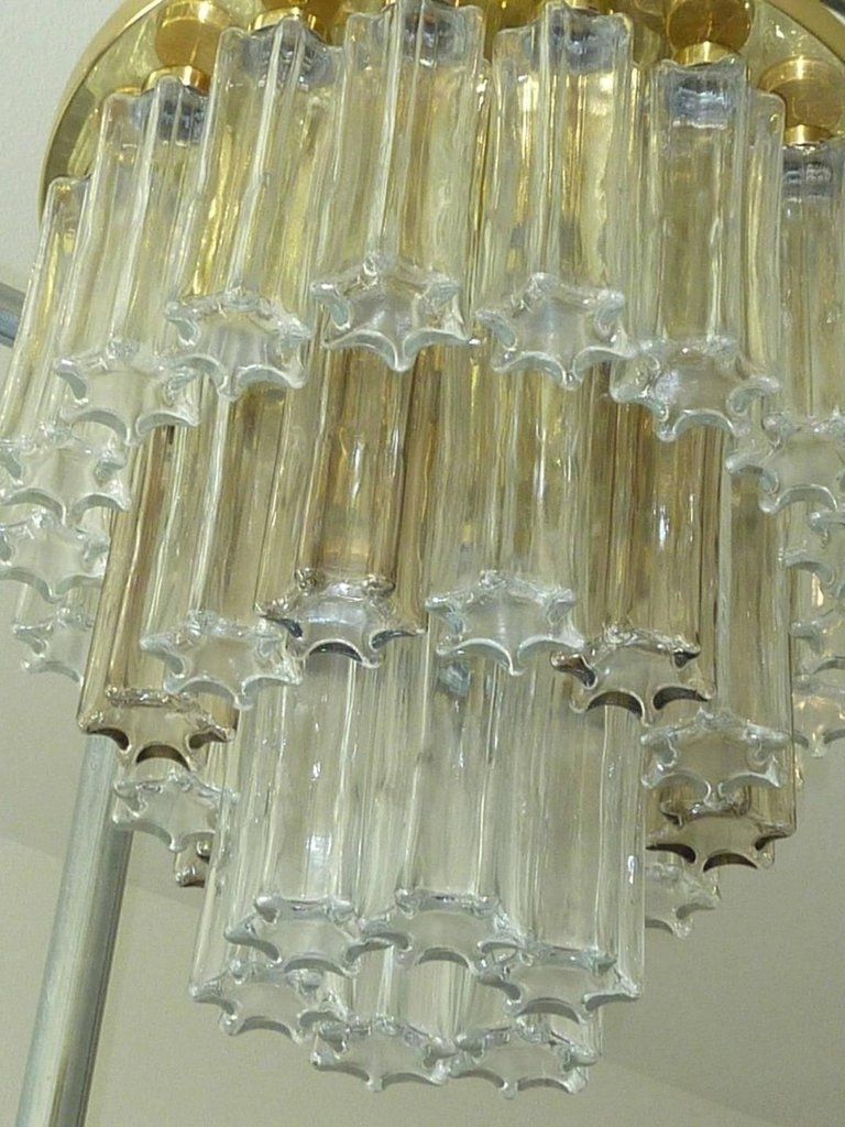 Well Liked Large Chandeliers Intended For Large Brass Chandeliers From Glashütte Limburg, 1960s, Set Of 2 For (View 18 of 20)