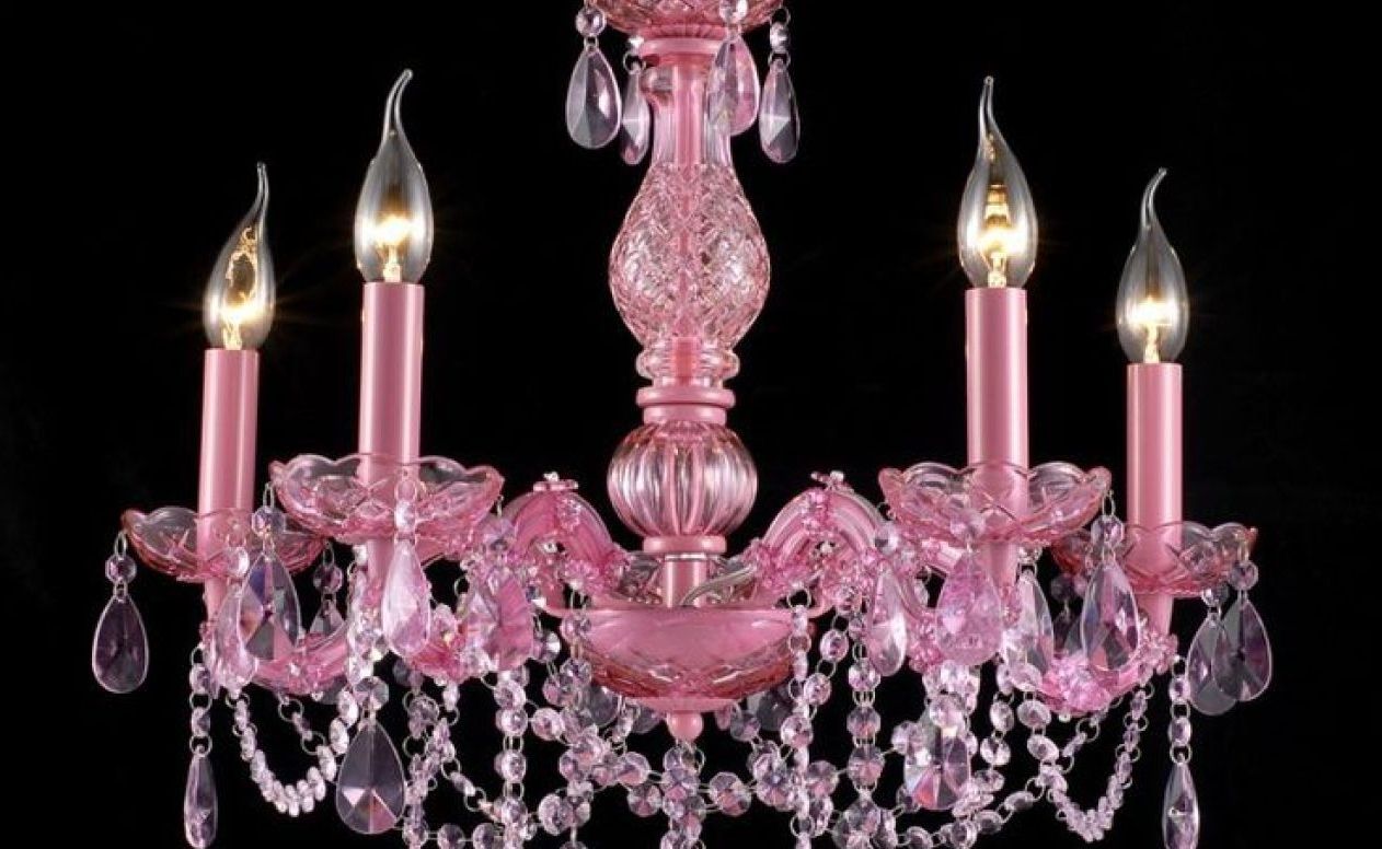 Widely Used Chandelier : Pink Heart Chandelier Noteworthy Pink Chandelier Art With Fuschia Chandelier (View 10 of 20)