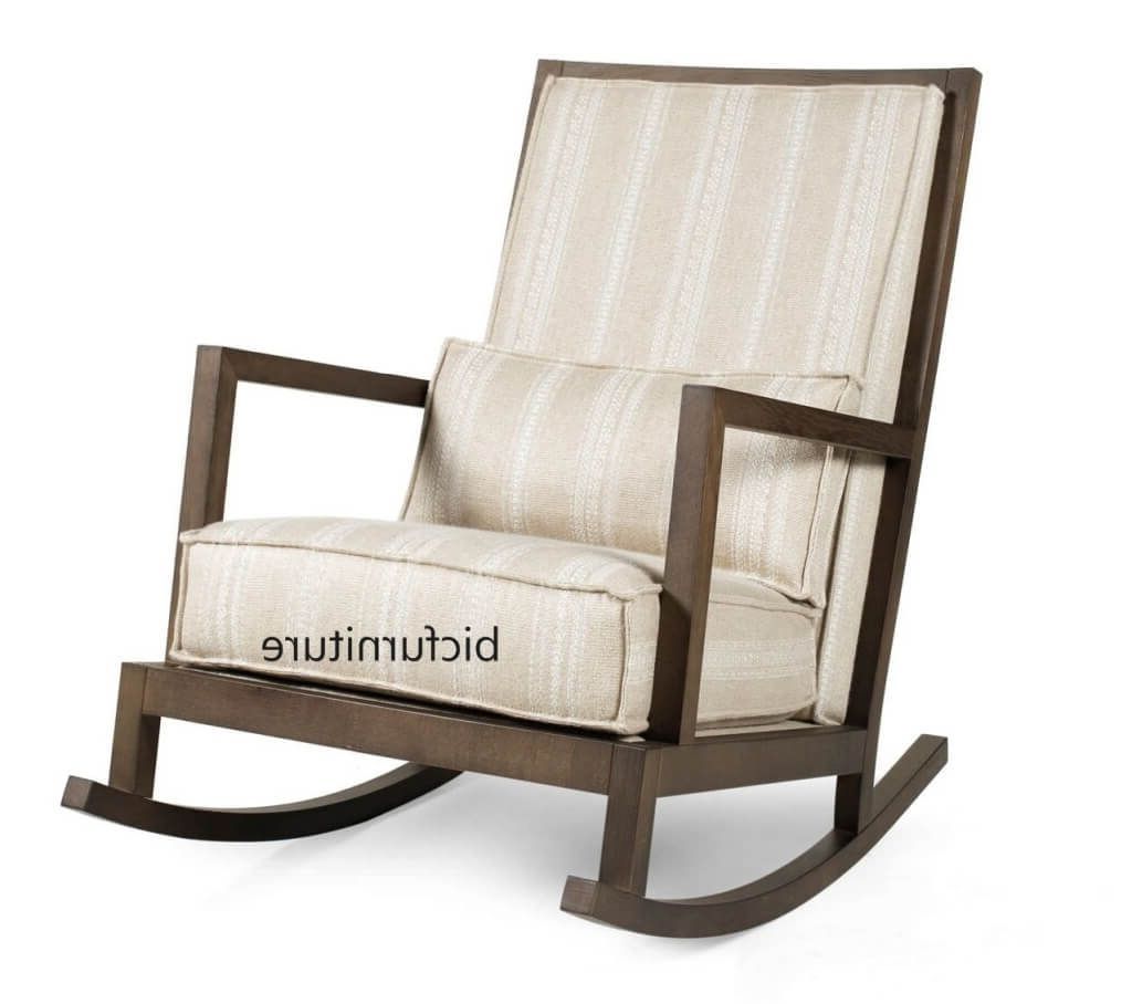 Best And Newest Furniture: Fabulous Indoor Wooden Rocking Chair Design With Within Rocking Chairs With Lumbar Support (View 12 of 20)