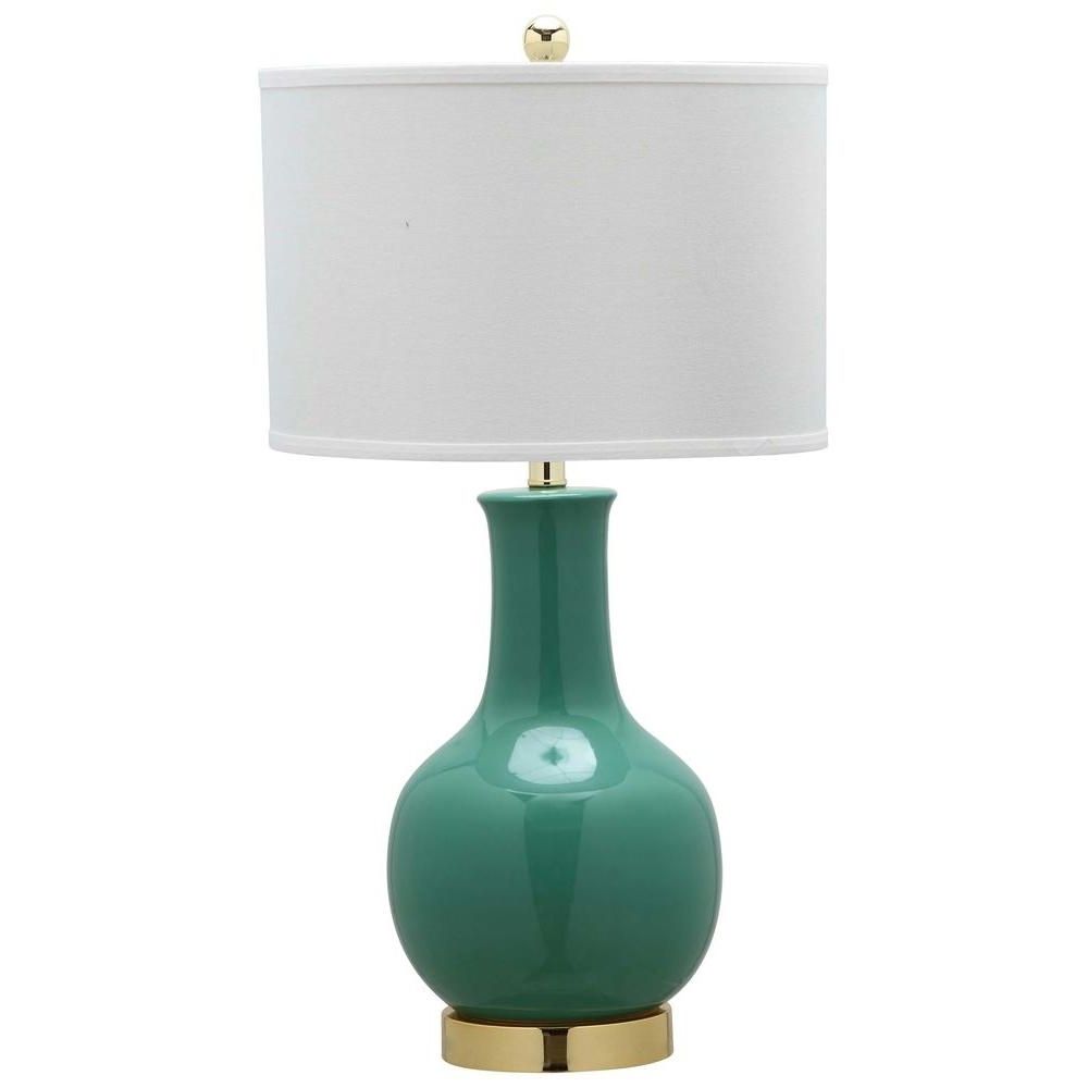 Ceramic Living Room Table Lamps With Latest Safavieh 27.5 In (View 18 of 20)