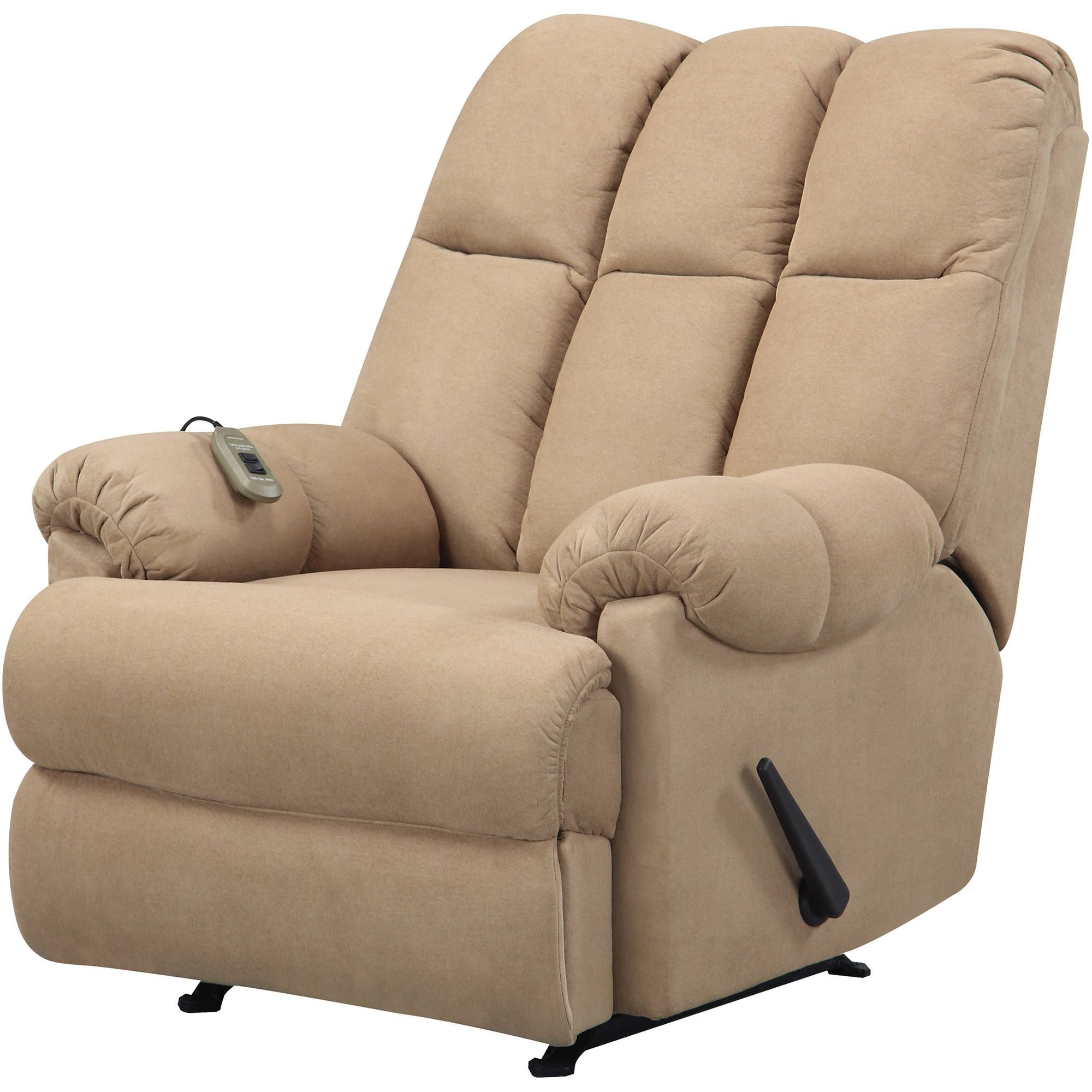 Dorel Living Padded Massage Rocker Recliner, Multiple Colors For Best And Newest Walmart Rocking Chairs (View 19 of 20)