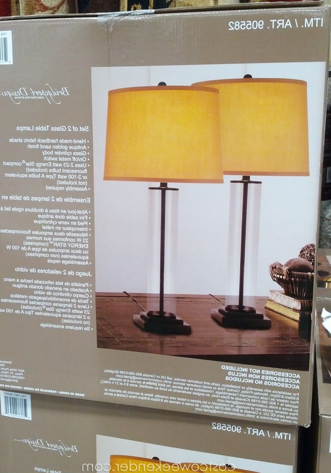 Featured Photo of 2024 Popular Costco Living Room Table Lamps