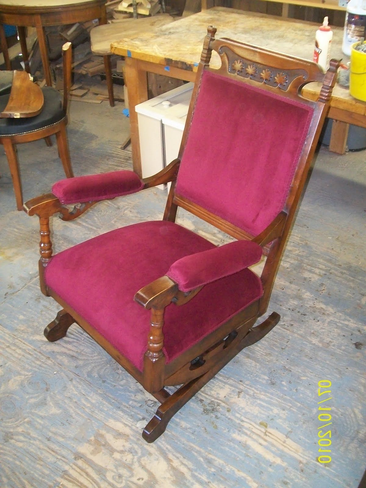 Newest John Mark Power Antiques Conservator Eastlake Style Rocker On With Rocking Chairs With Springs (View 10 of 20)