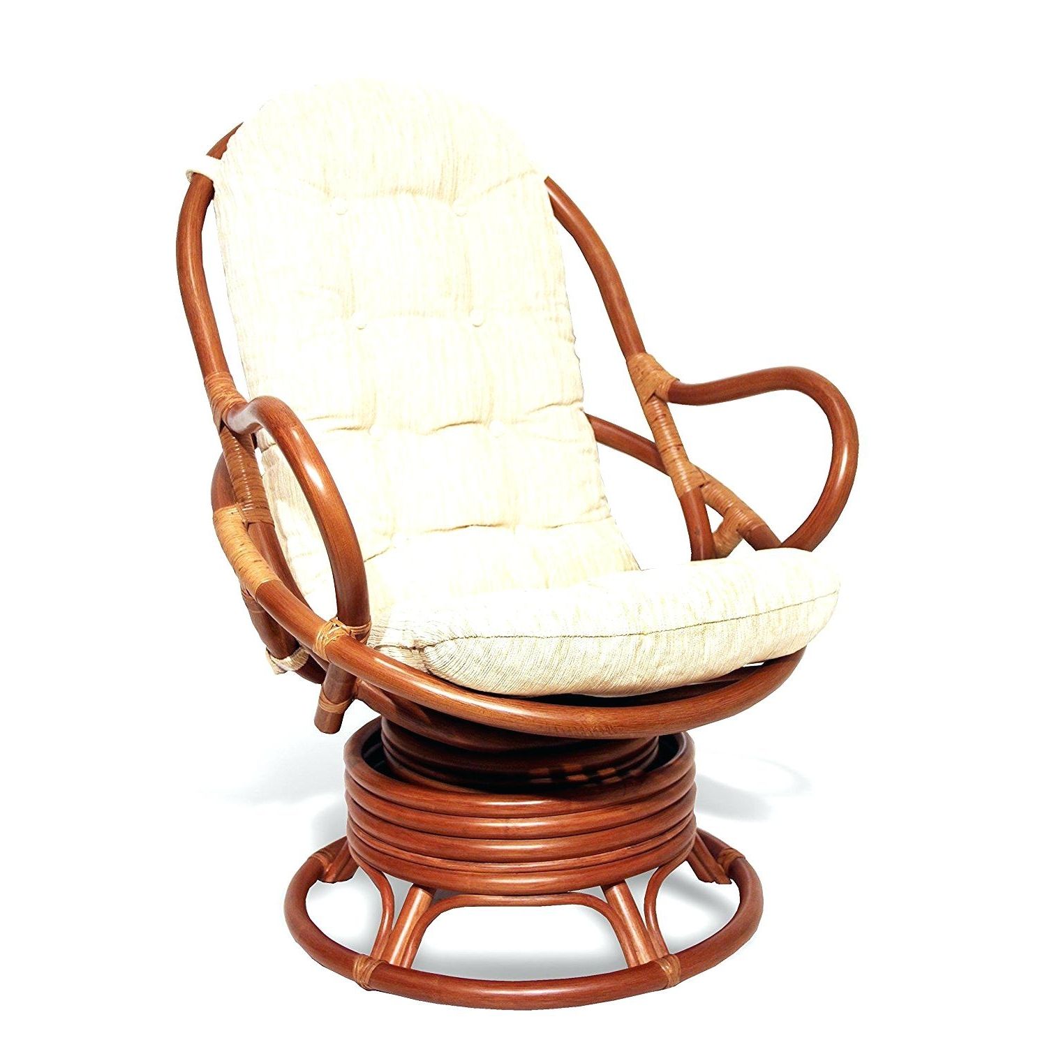 Outdoor Wicker Rocking Chairs With Cushions Intended For Most Current Cushion : Wicker Rocking Chair Followfirefish Com Cushions Cushion (View 15 of 20)
