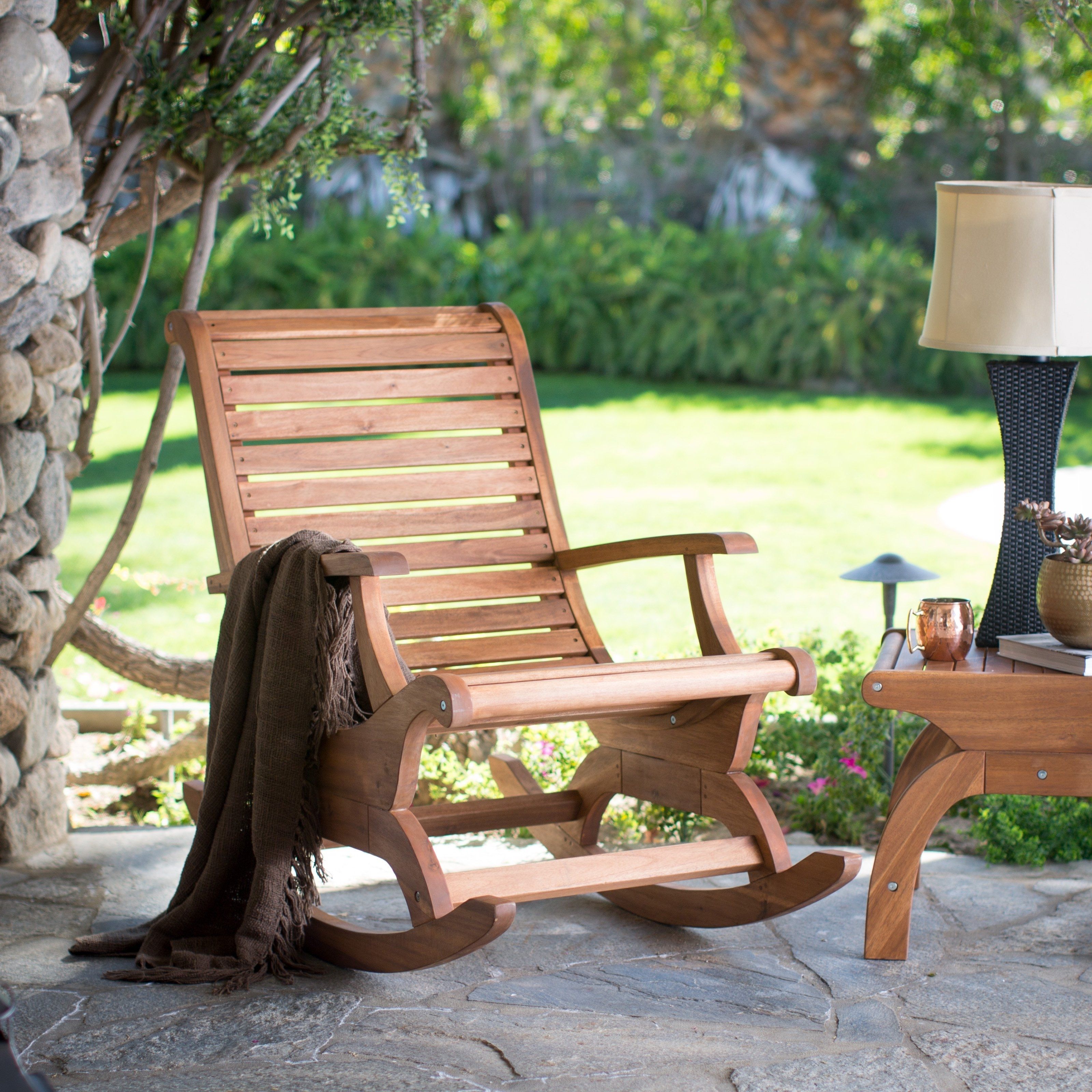 Oversized Patio Rocking Chairs With Popular Outdoor Rocking Chair : Time To Relax – Goodworksfurniture (View 1 of 20)