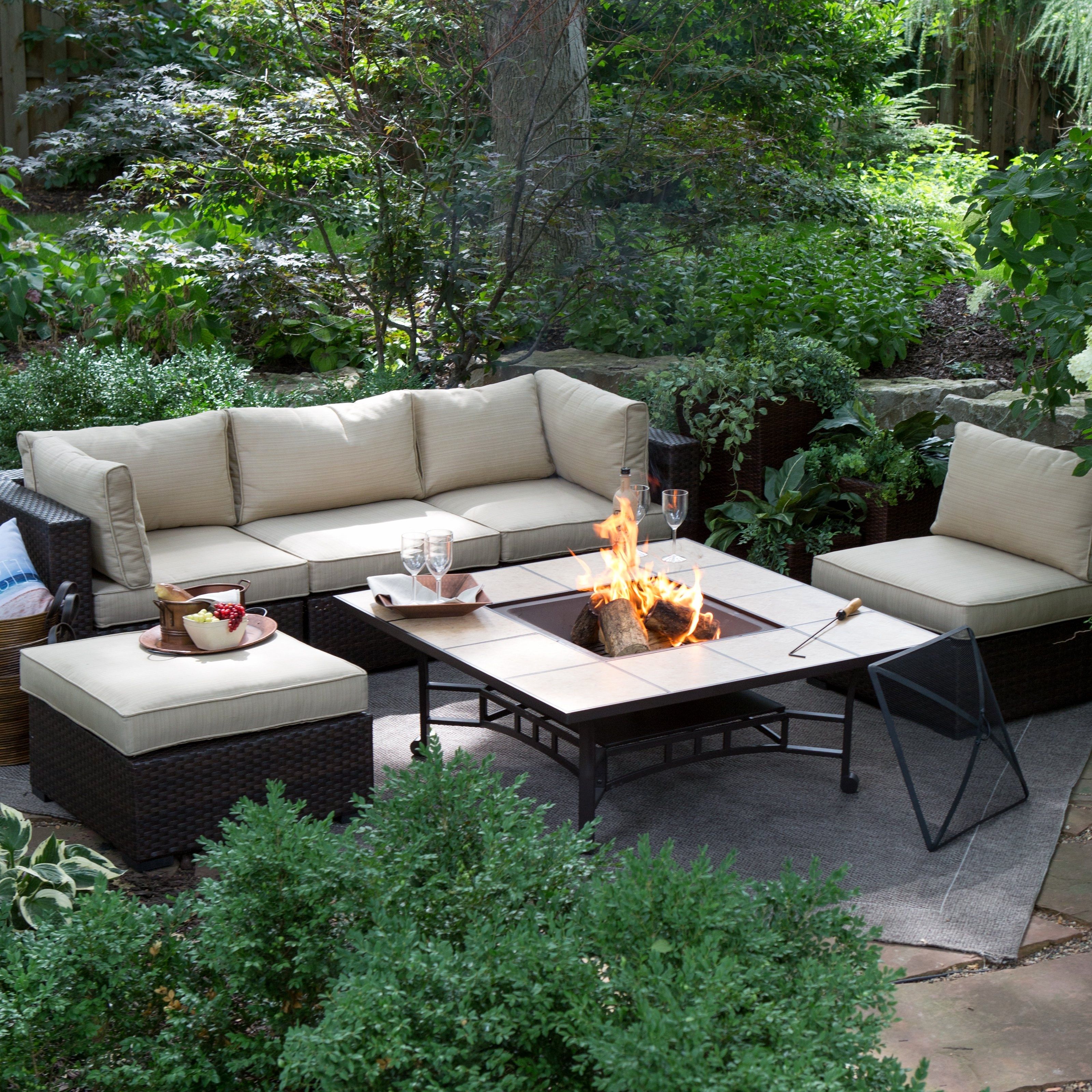 Patio Conversation Sets With Fire Table With Famous Patio Conversation Sets With Fire Pit Lovely Conversation Sets Fire (View 14 of 20)