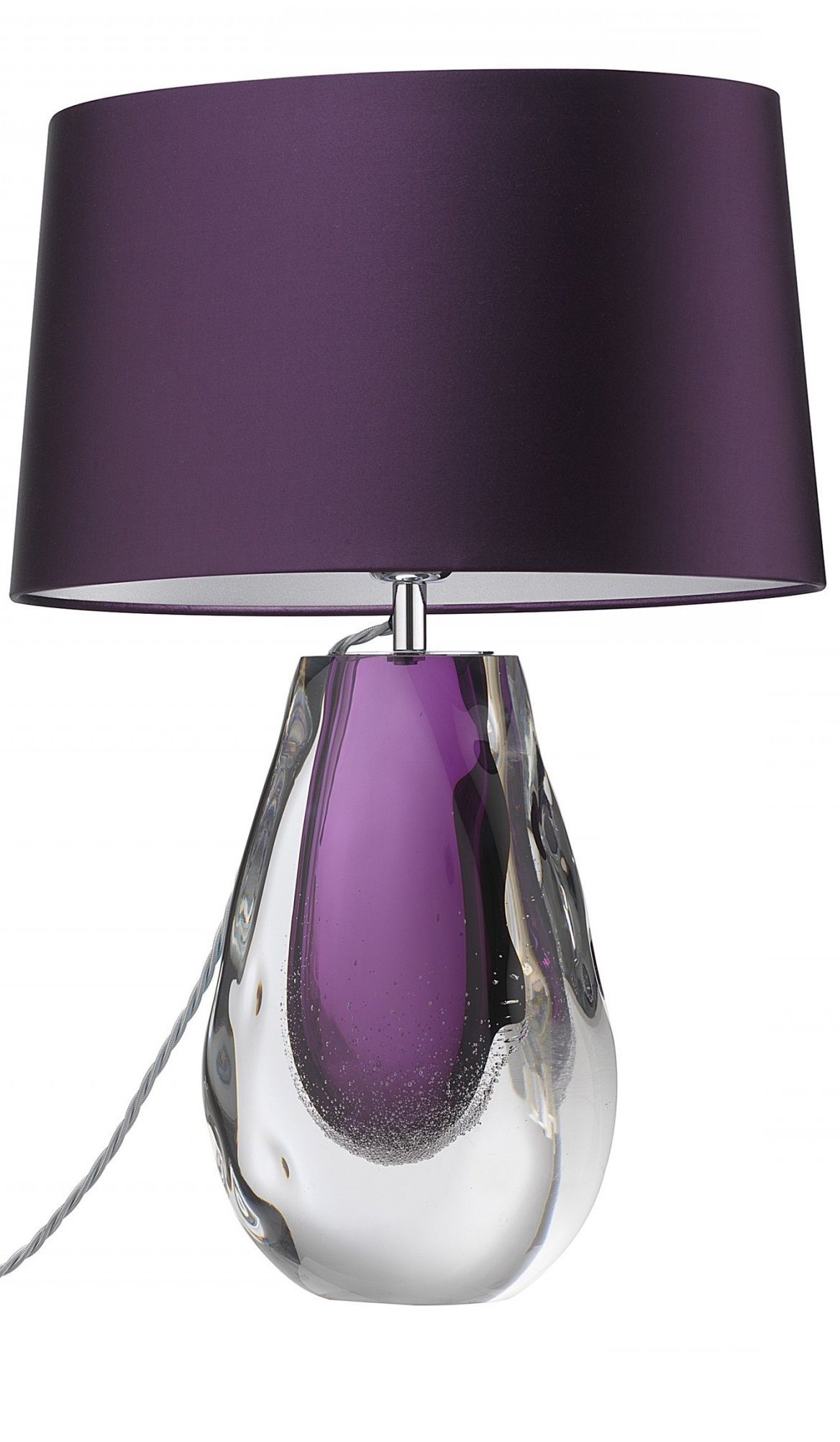 Purple Living Room Table Lamps In Latest Purple" Purple Table Lamp, Table Lamps, Modern Table Lamps (View 19 of 20)
