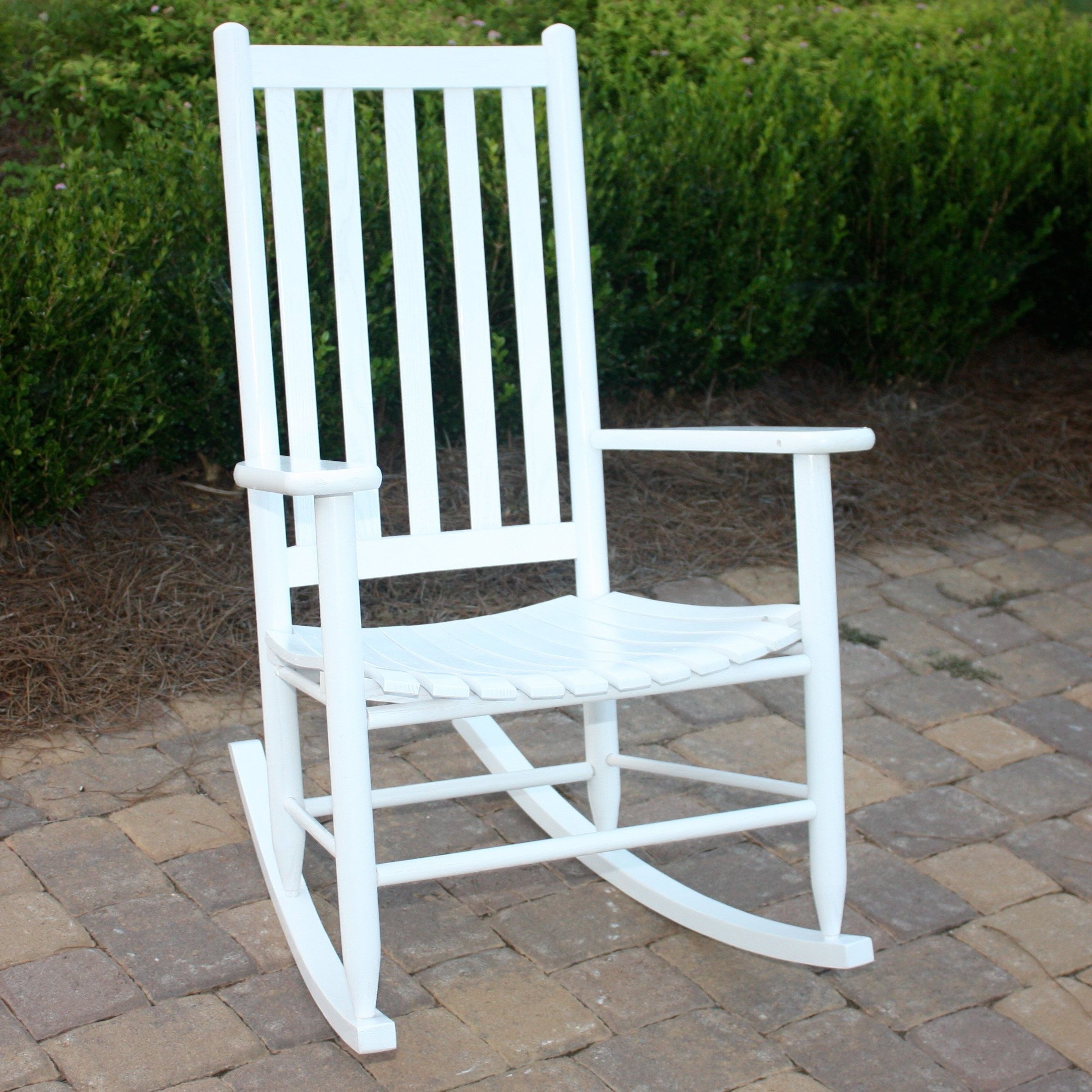 Rocking Chairs For Outside Inside 2018 Dixie Seating Georgetown Hickory Outdoor Slat Rocking Chair (View 1 of 20)