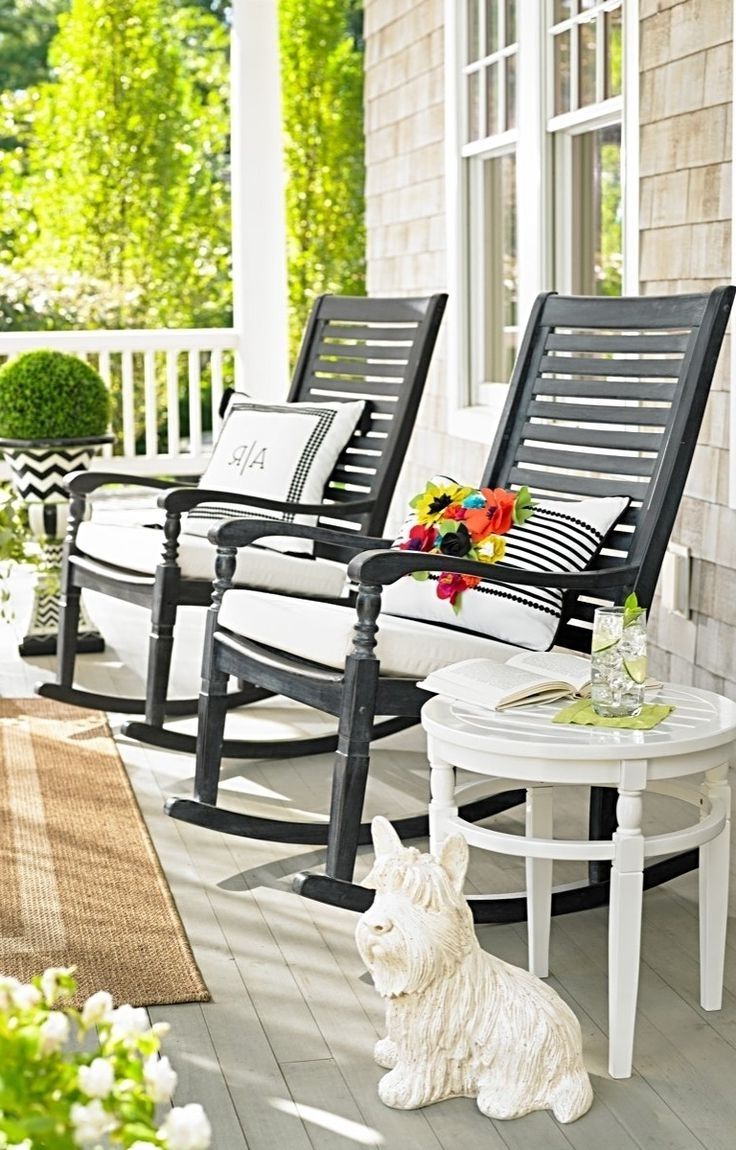 Rocking Chairs For Porch In Most Popular Furniture Organization Porch Design With Patio Rocking Chairs For (View 1 of 20)