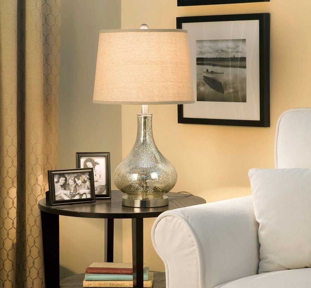 Trendy Clear Glass Table Lamps For Living Room (View 1 of 20)