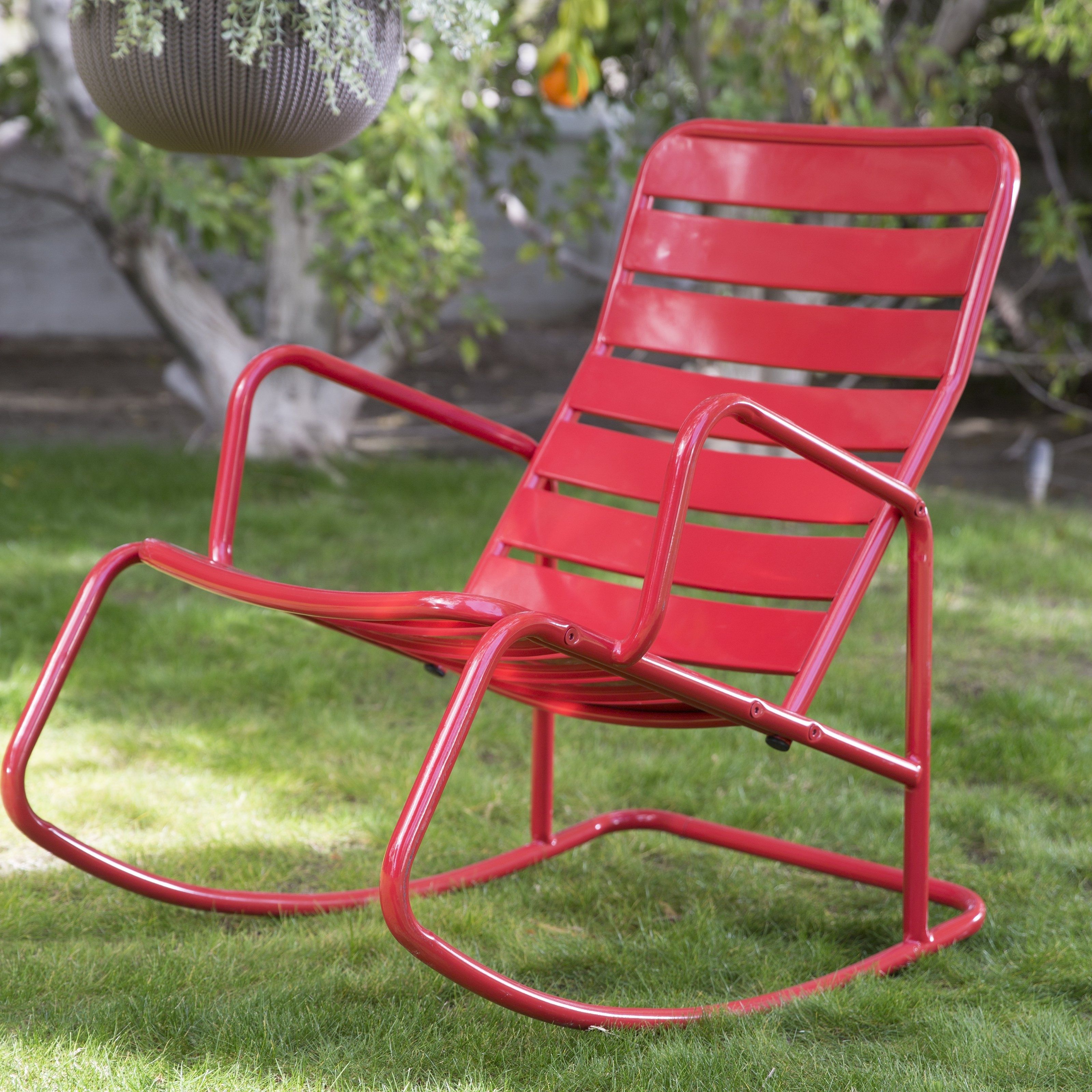 Vintage Outdoor Rocking Chairs Throughout Most Popular Outdoor Metal Rocking Chair – Modern Chairs Quality Interior  (View 13 of 20)