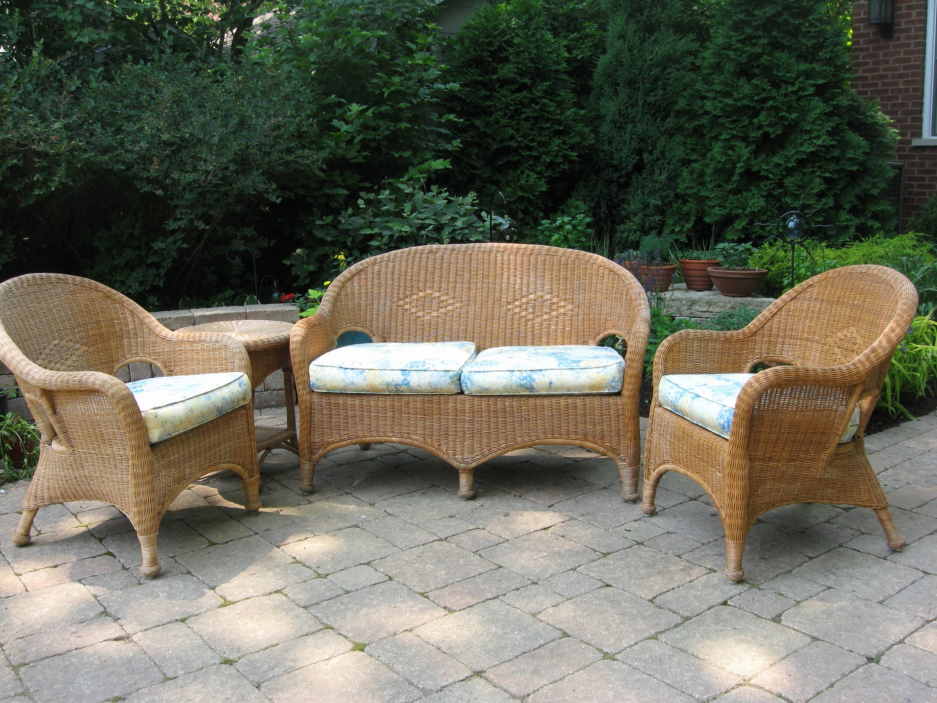 Well Known Chair : Phenomenal Outdoor Wicker Patio Furniture Chairs New Intended For Pier One Patio Conversation Sets (View 12 of 20)