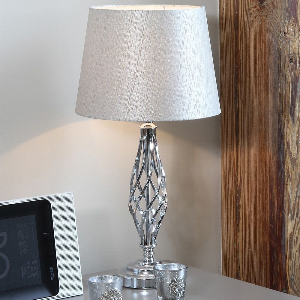 Well Known Silver Table Lamps For Living Room Regarding Lamp : Silver Table Lamps For Living Room With Way Bulb From India (View 16 of 20)