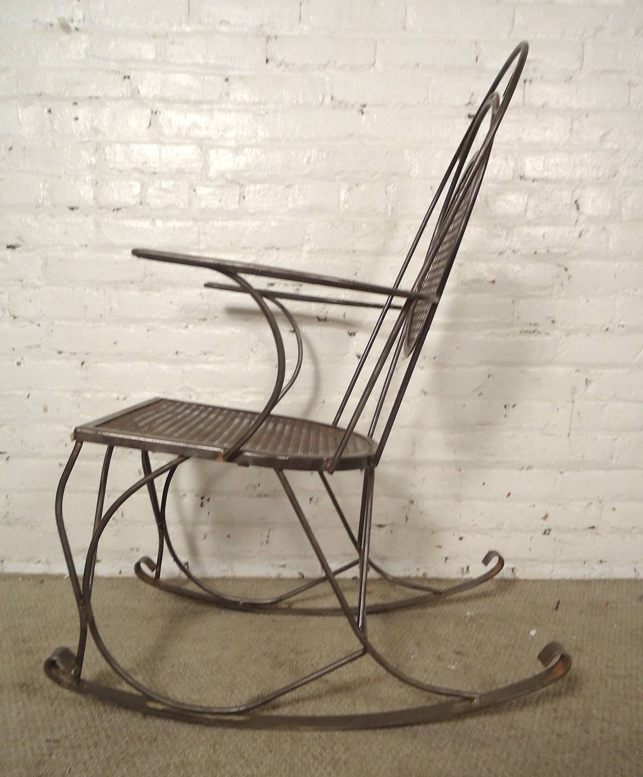 Well Known Vintage Metal Outdoor Rocking Chairs Outdoor Designs Design Of In Iron Rocking Patio Chairs (View 11 of 20)
