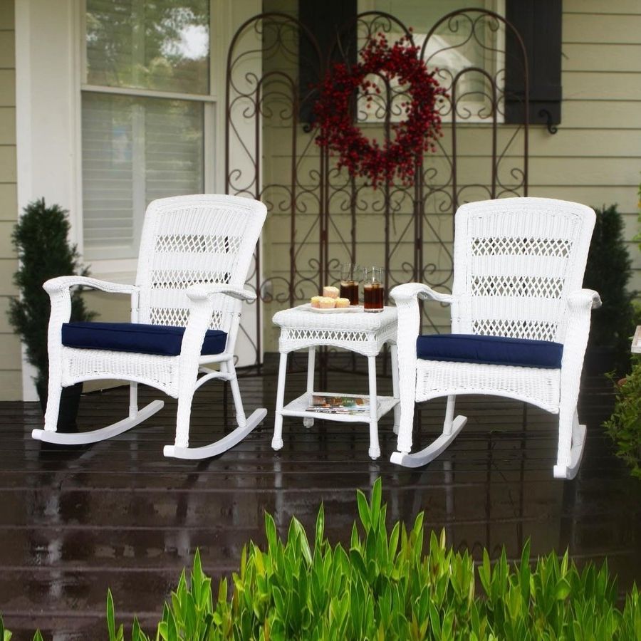 Well Liked 3 Piece Patio Conversation Sets In Shop Tortuga Outdoor Portside 3 Piece Wicker Frame Patio (View 5 of 20)