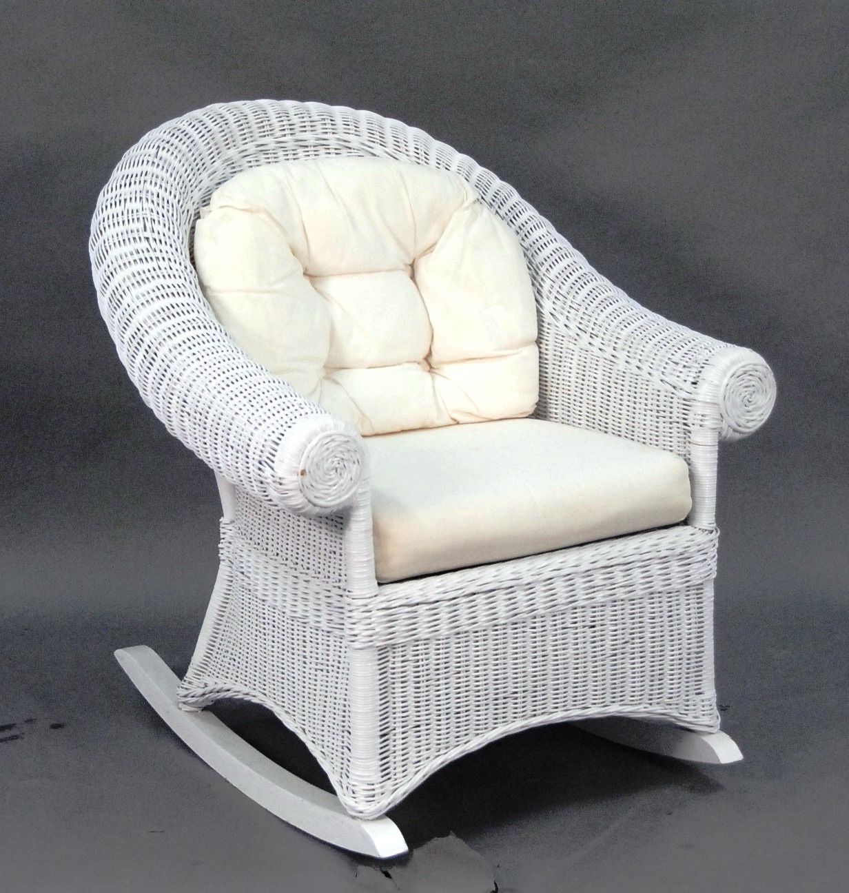 Featured Photo of 20 Best Collection of White Wicker Rocking Chair for Nursery