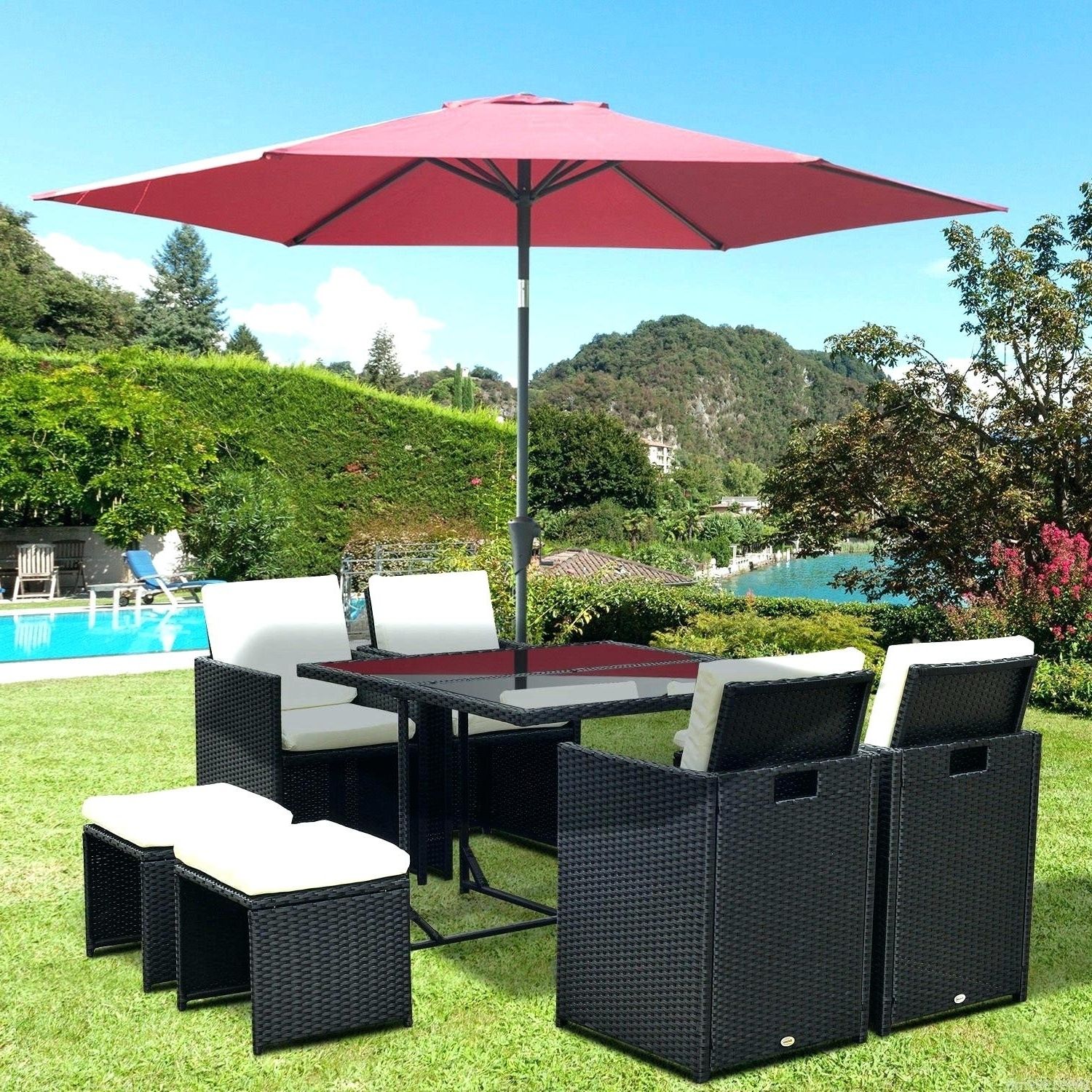 2019 Patio Umbrellas With Fringe Intended For 44 Patio Umbrella With Fringe Hm5k – Mcnamaralaw (View 10 of 20)