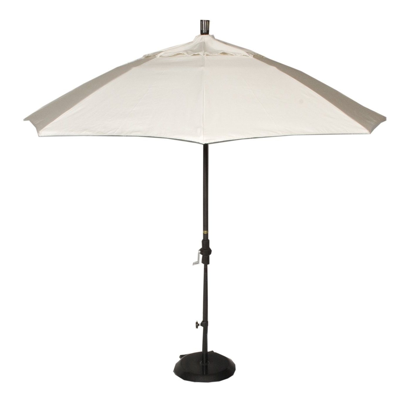 2019 Patio Umbrellas With Sunbrella Fabric In Phat Tommy Outdoor Oasis 9 Ft Aluminum Market Umbrella With (View 13 of 20)
