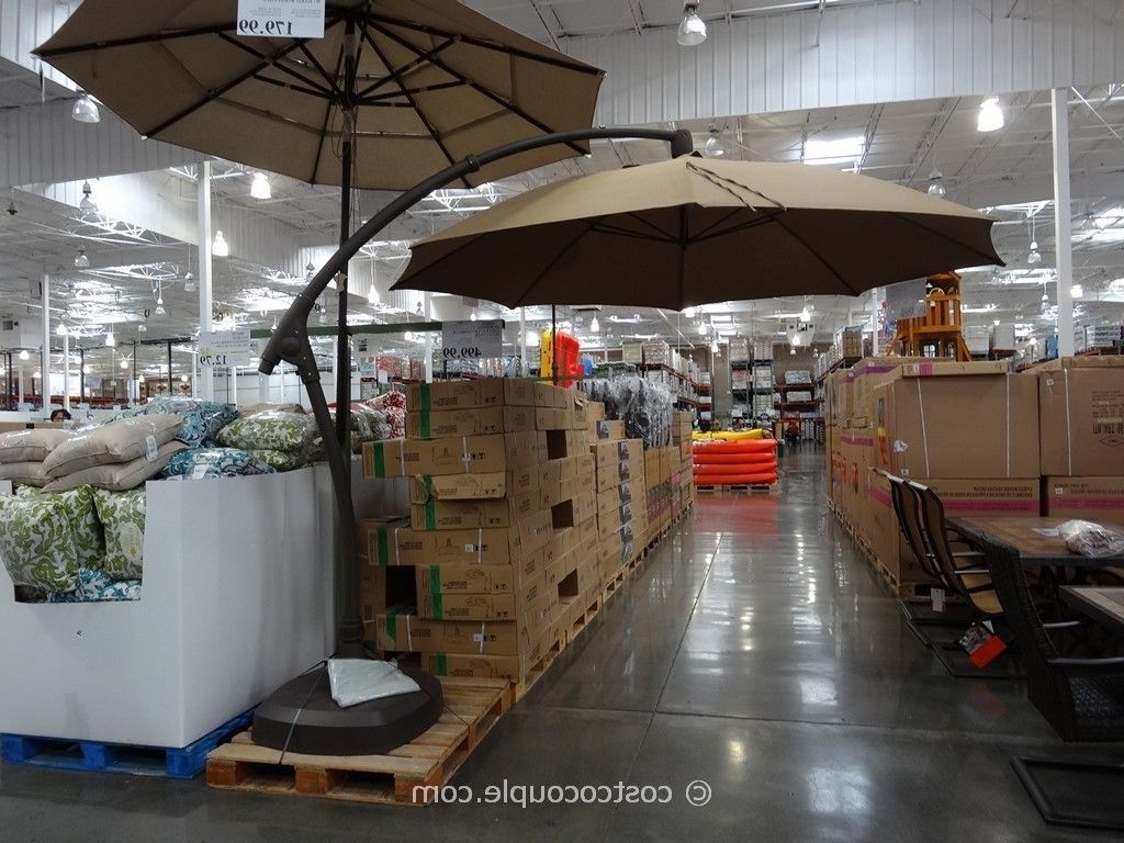 Featured Photo of 2024 Best of Costco Cantilever Patio Umbrellas