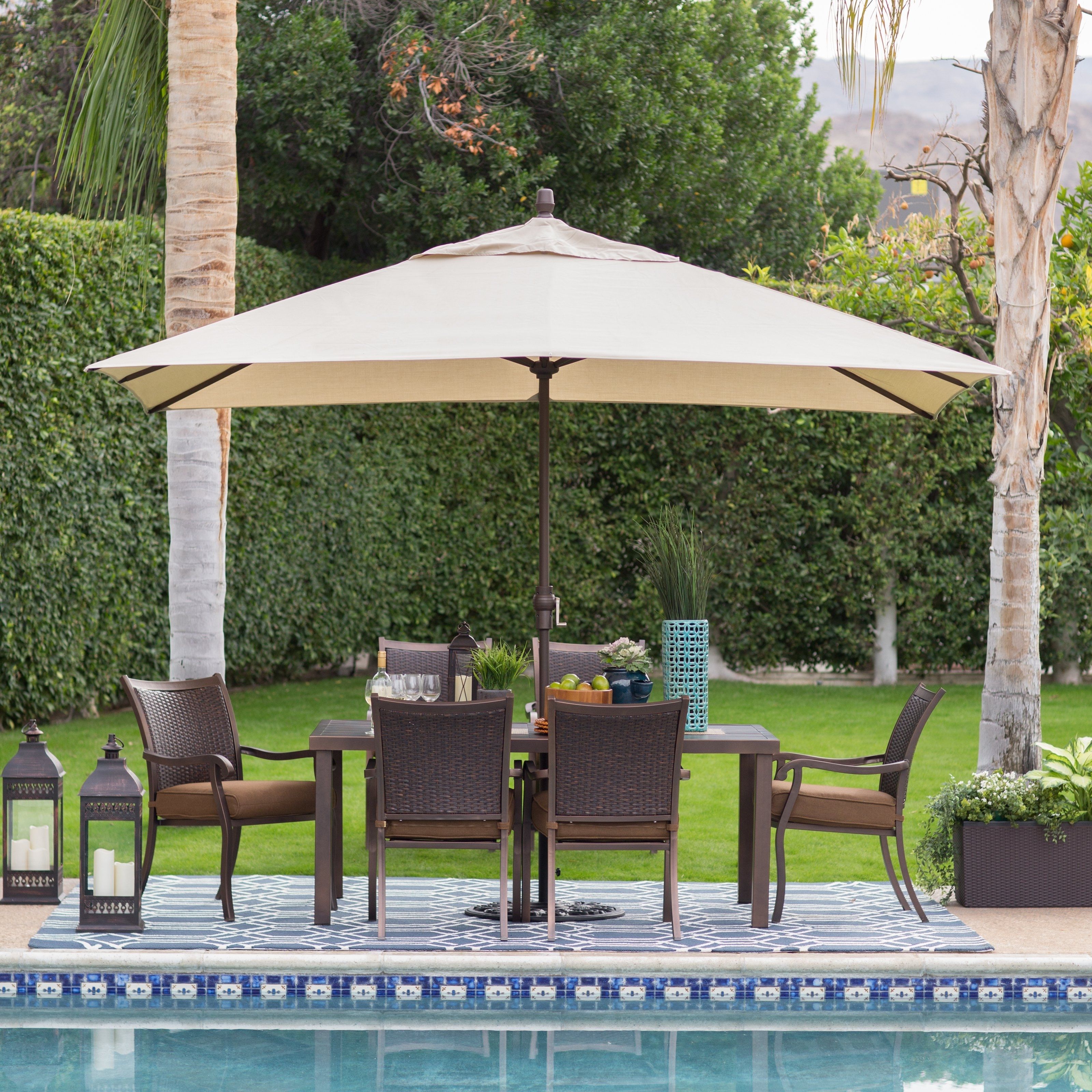 Featured Photo of 2024 Popular Patio Umbrellas for Tables