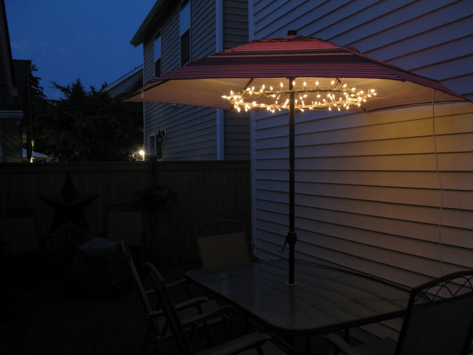 Newest Amazing Patio Umbrella Lights — Wilson Home Ideas : Beautiful Patio In Patio Umbrella Lights (View 6 of 20)