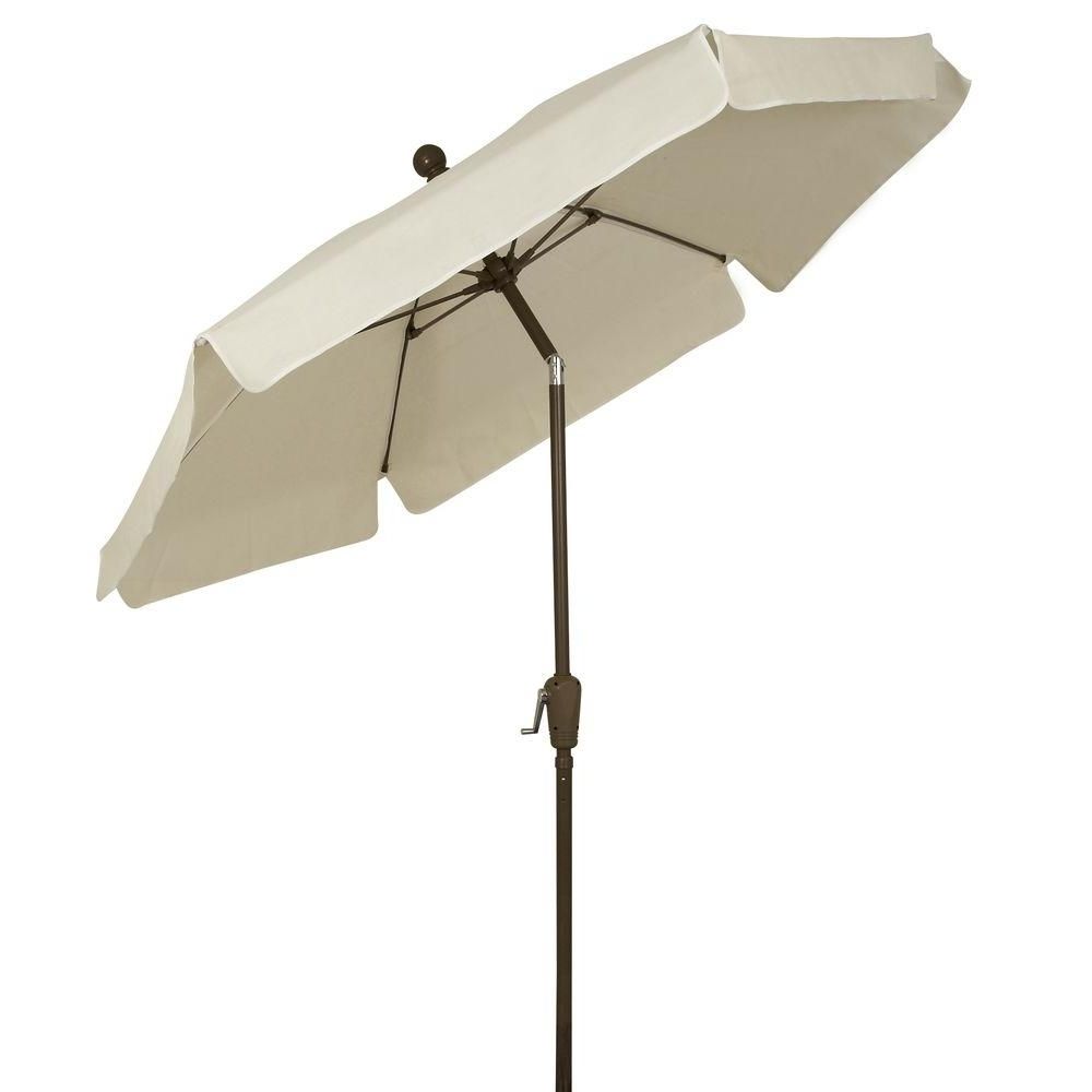 White Patio Umbrellas Intended For Most Current Fiberbuilt Umbrellas 7.5 Ft (View 10 of 20)