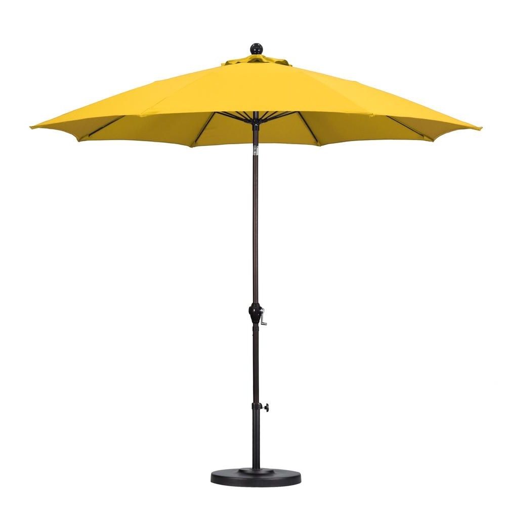 Featured Photo of 2024 Popular Yellow Sunbrella Patio Umbrellas