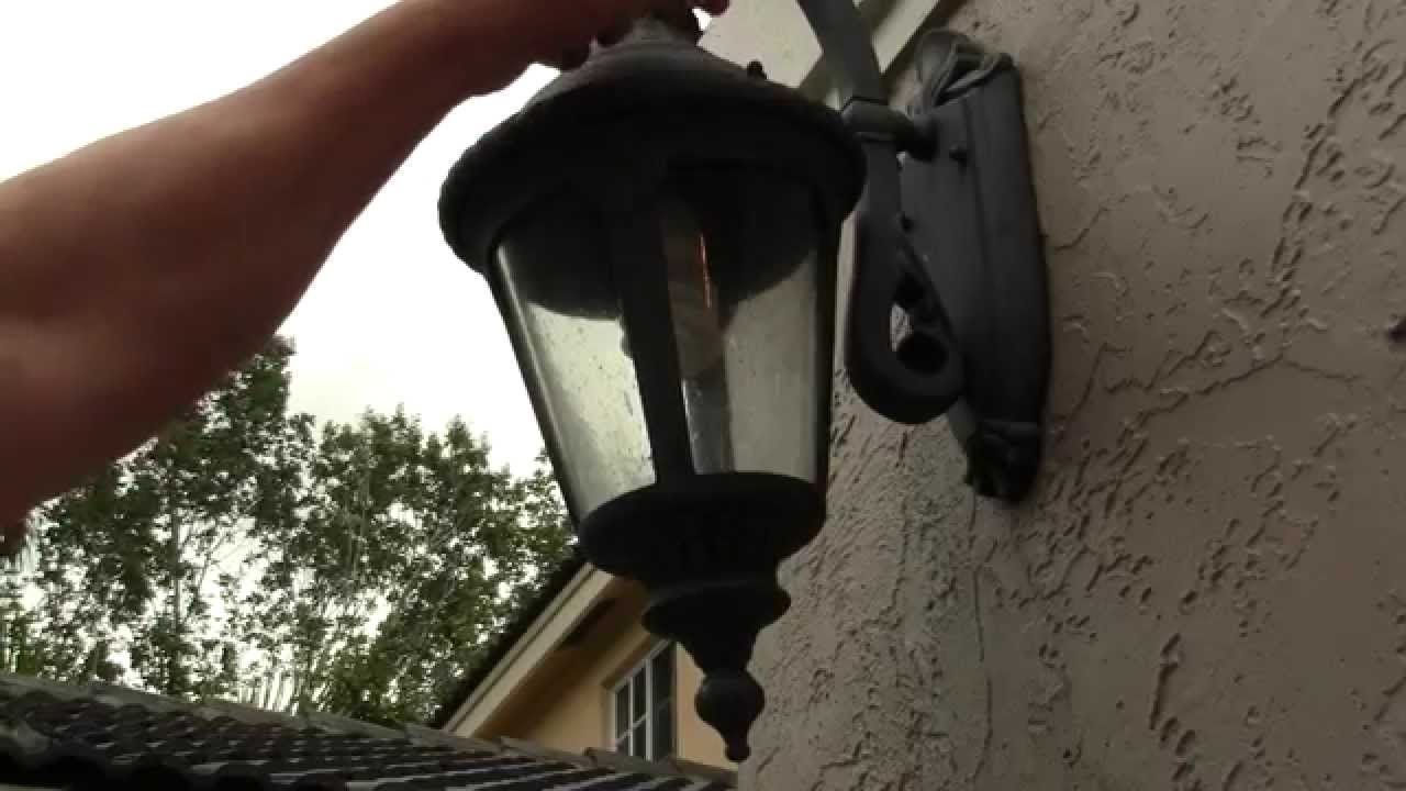 2019 How To Change An Outdoor Porch Lantern Sconce Light Bulb–simple Diy Regarding Outdoor Lamp Lanterns (View 20 of 20)
