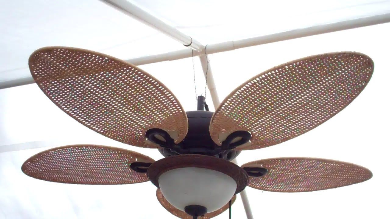 2019 Outdoor Ceiling Fans With Hook Within Rigging Up A Gazebo Ceiling Fan – Youtube (View 1 of 20)