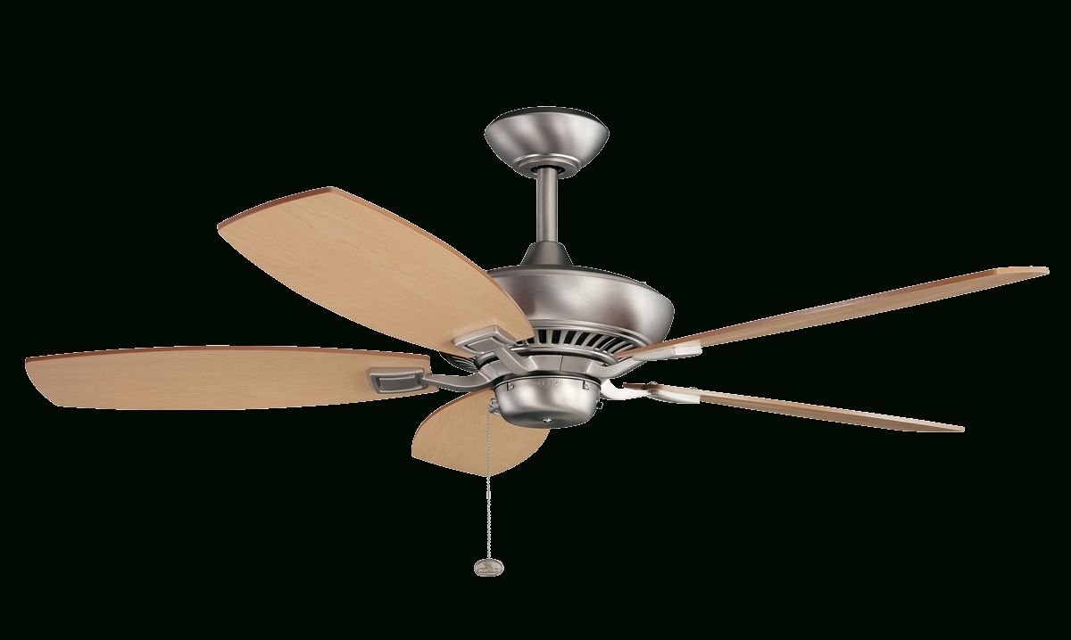 52" Canfield Ceiling Fan With Brushed Nickel Finish With Trendy Outdoor Ceiling Fan With Bluetooth Speaker (View 3 of 20)