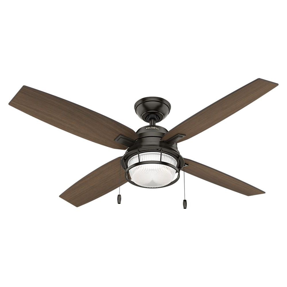 52 Inch Outdoor Ceiling Fans With Lights Pertaining To Newest Hunter Ocala 52 In (View 1 of 20)