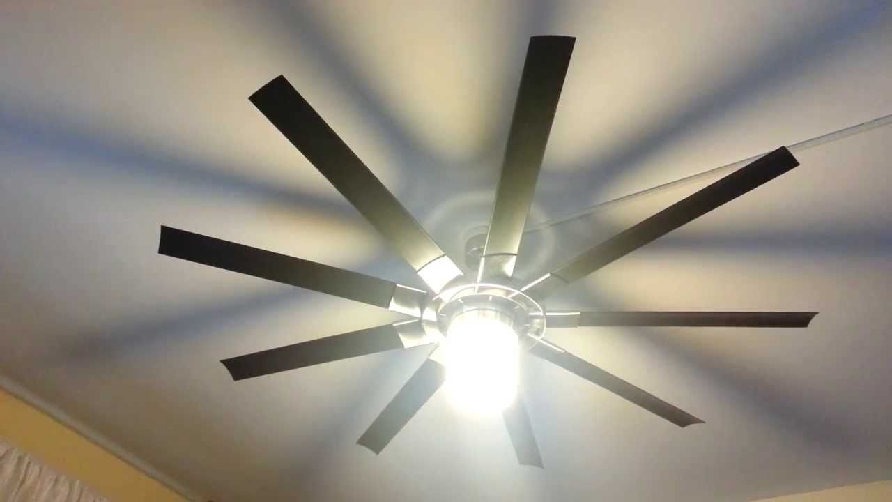 72 Predator Bronze Outdoor Ceiling Fans With Light Kit Inside Most Current Harbor Breeze 72 In 9 Blade Slinger Ceiling Fan – Youtube (View 12 of 20)