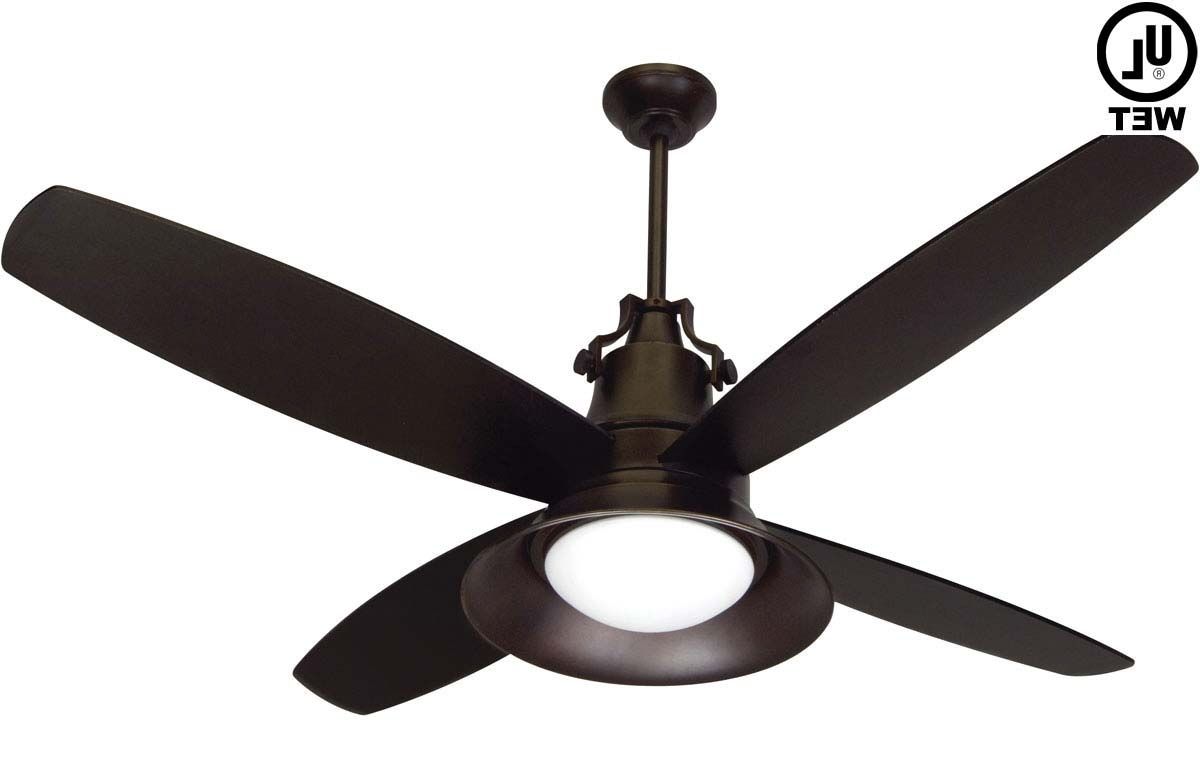 A Damp Or Wet Outdoor Ceiling Fan Fits Almost Anywhere, Exterior Pertaining To Latest Damp Rated Outdoor Ceiling Fans (View 14 of 20)