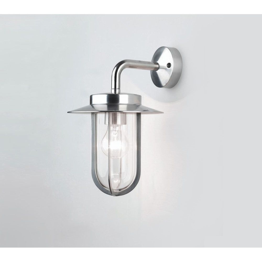 Astro Lighting 0484 Montparnasse Outdoor Wall Light Polished Nickel With Best And Newest Nickel Outdoor Lanterns (View 9 of 20)