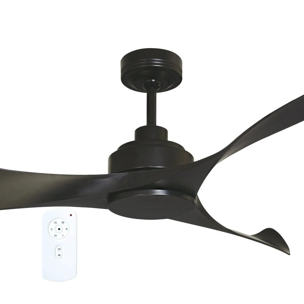 Best And Newest Outdoor Ceiling Fans At Bunnings With Regard To Black Ceiling Fans With Light Remote Fan Kit – Hesstonspeedway (View 14 of 20)