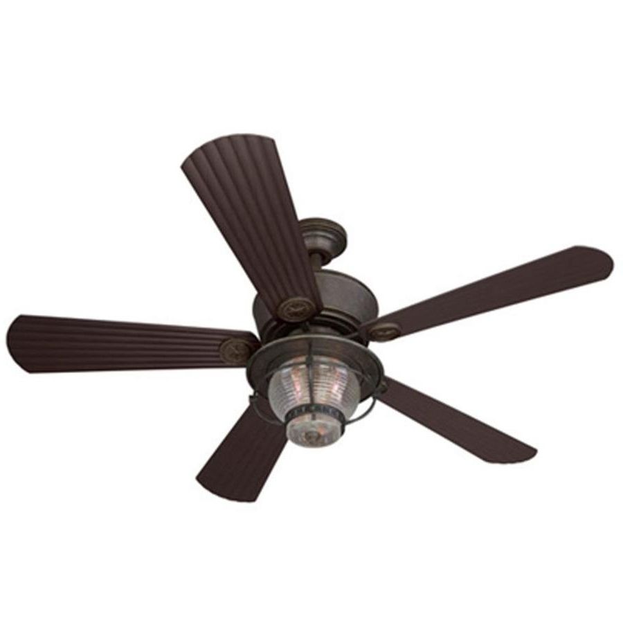 Best And Newest Outdoor Ceiling Fans With Remote And Light Inside Shop Ceiling Fans At Lowes (View 1 of 20)