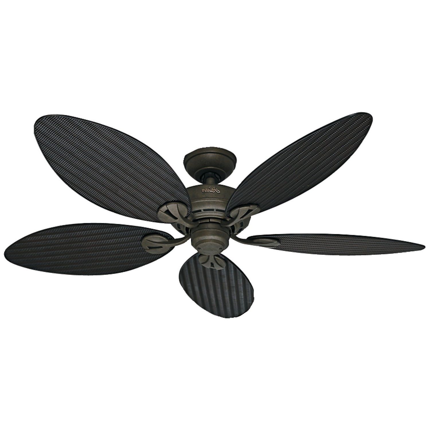 Ceiling: Marvellous Ceiling Fans With Leaf Shaped Blades Wicker Intended For Famous Outdoor Ceiling Fans With Plastic Blades (View 8 of 20)