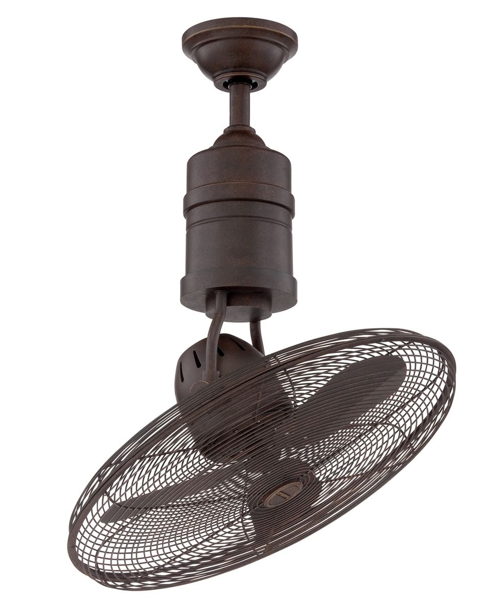 Ceiling: Marvellous Industrial Cage Ceiling Fan Barn Ceiling Fans Within Best And Newest Outdoor Caged Ceiling Fans With Light (View 3 of 20)