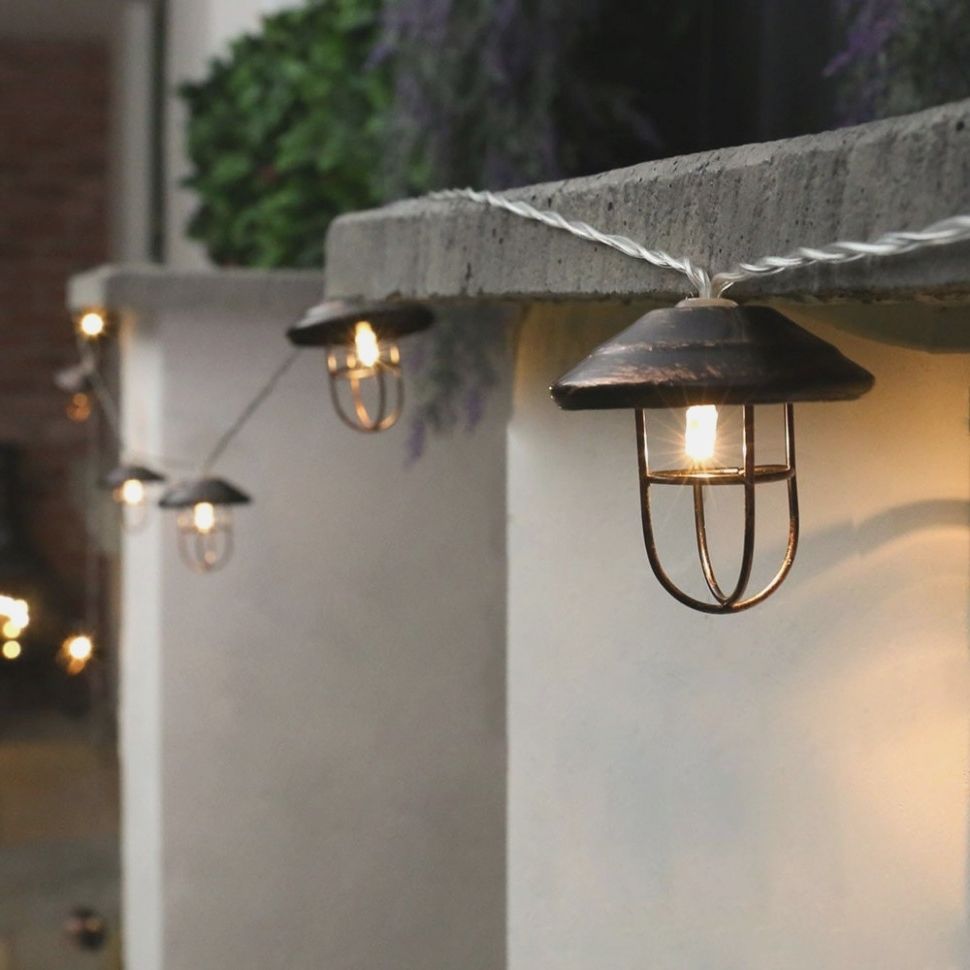 Famous Amazing Outdoor Battery Operated Lights Metal Lantern 33 Warm White Throughout Outdoor Battery Lanterns For Patio (View 1 of 20)