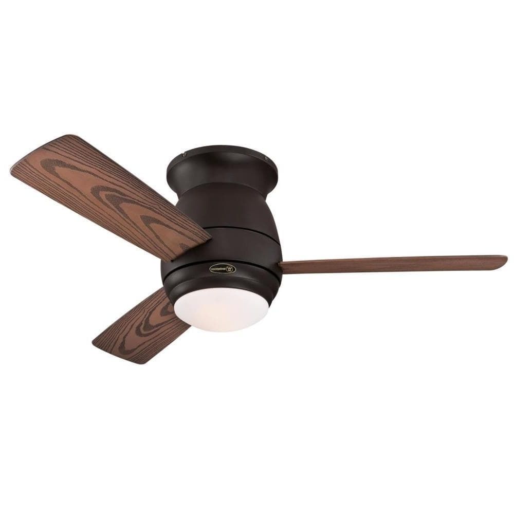 Famous Outdoor Ceiling Fans With Dimmable Light For Shop Westinghouse Halley 44 In In & Outdoor Fan W/ Dimmable Led (View 17 of 20)