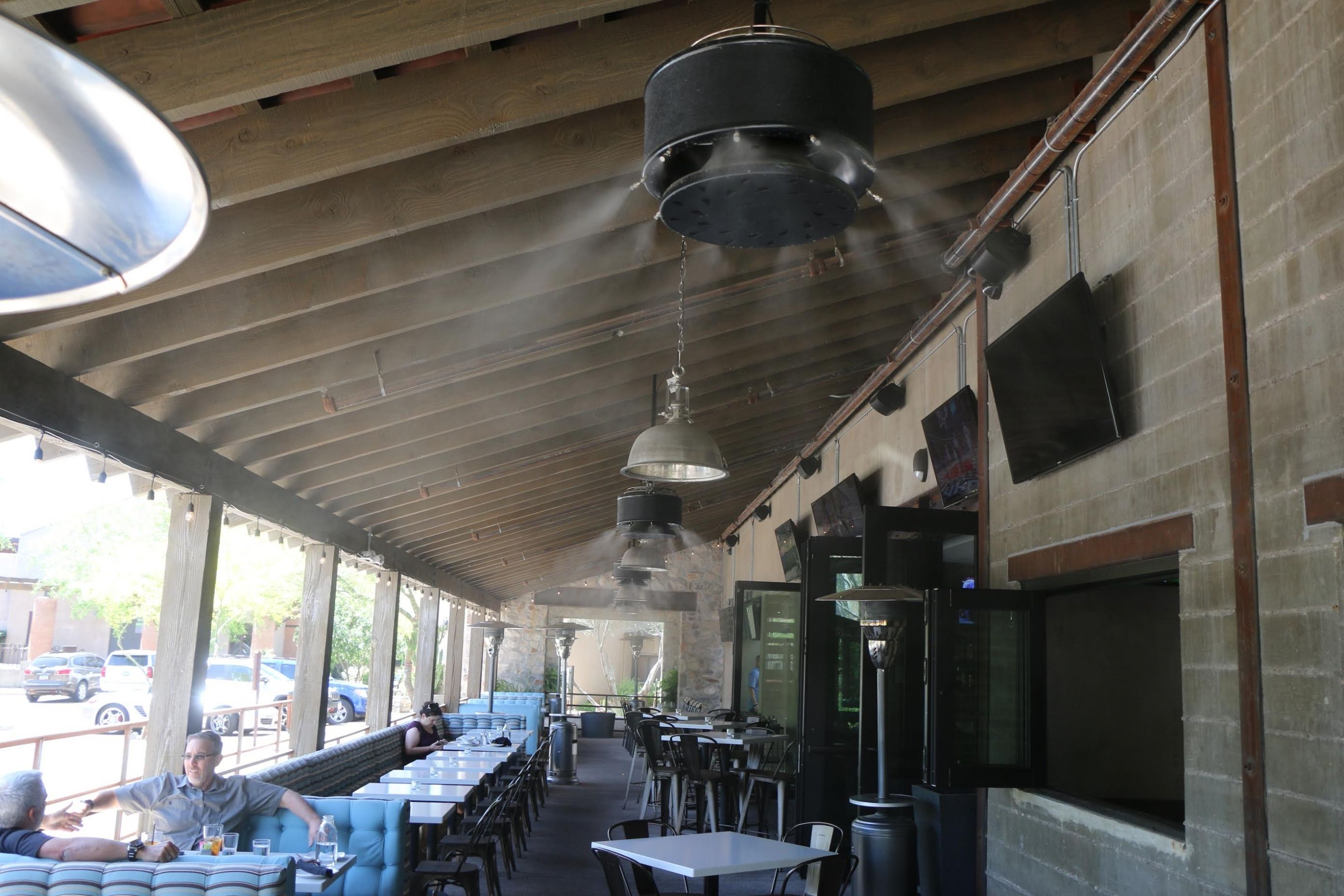 Famous Outdoor: Gigantic Outdoor Ceiling Fans With Misters Mistamerica With Regard To Outdoor Ceiling Fans With Misters (View 1 of 20)