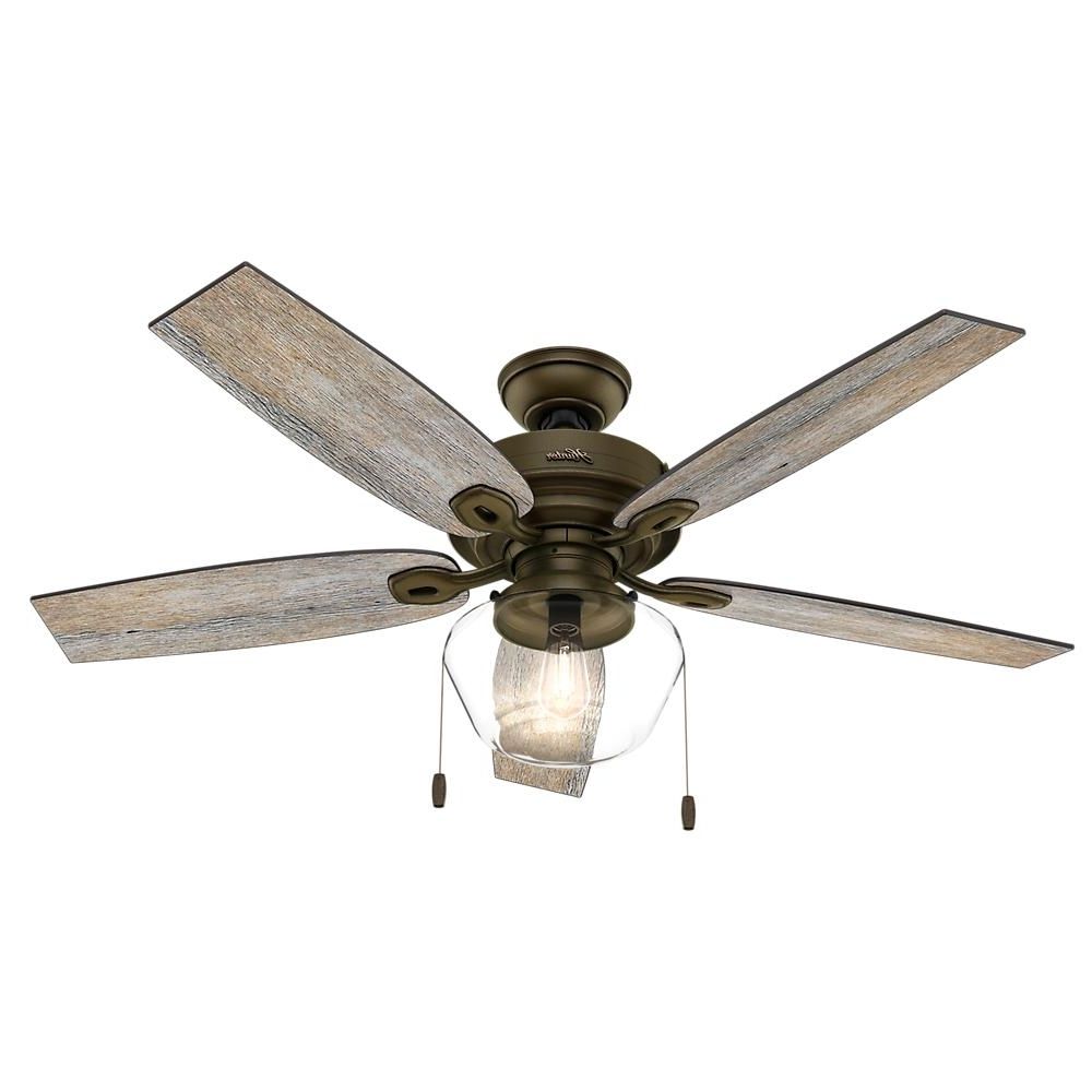 Favorite Outdoor Ceiling Fans With Led Lights For Home Decorators Collection Bromley 52 In (View 11 of 20)