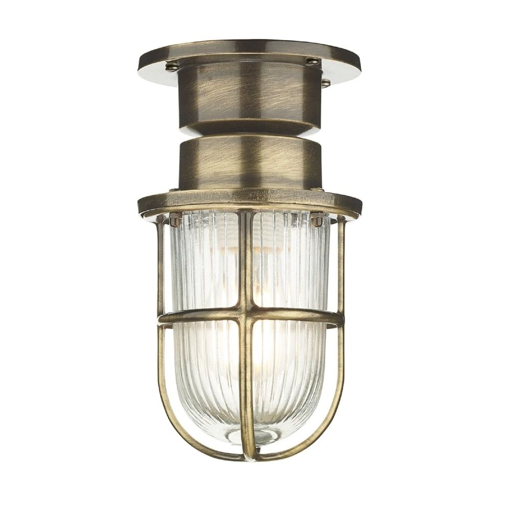 Gold Coast Outdoor Lanterns In Latest David Hunt Lighting Coast Single Light Outdoor Ceiling Fitting Made (View 5 of 20)