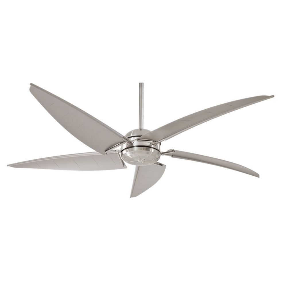 Minka Aire Magellan F579 L Bnw 60" Outdoor Ceiling Fan With Light Intended For Latest Small Outdoor Ceiling Fans With Lights (View 18 of 20)