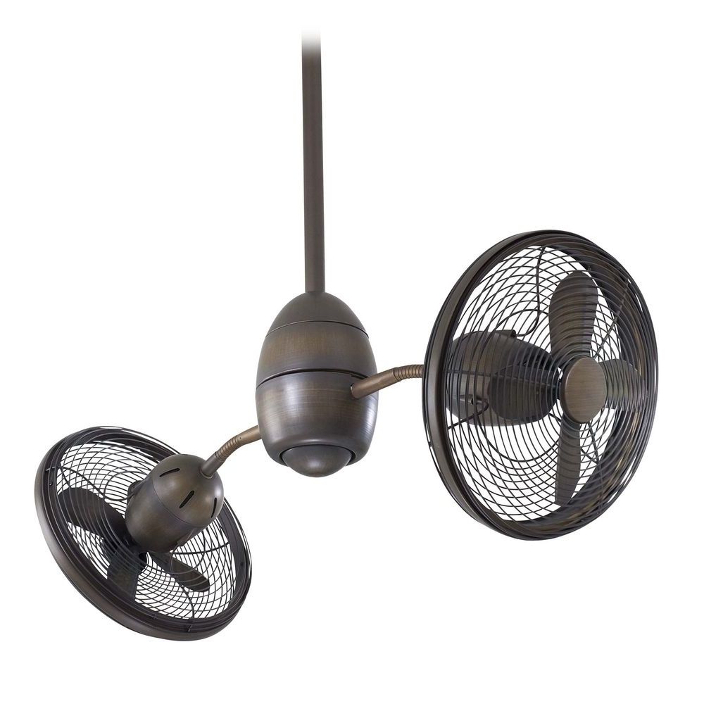 Most Recent 36 Inch Modern Ceiling Fan Without Light In Bronze Finish (View 16 of 20)