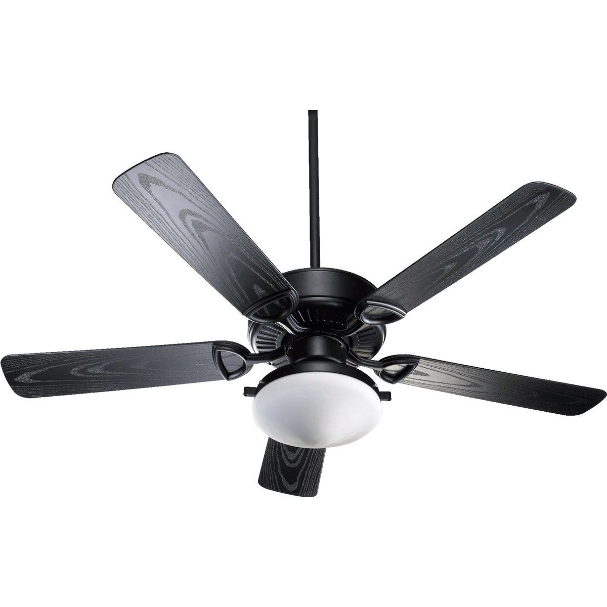 Most Recently Released Quorum Outdoor Ceiling Fans In Quorum International 1435255959 Estate Patio 52 Inch Matte Black (View 19 of 20)
