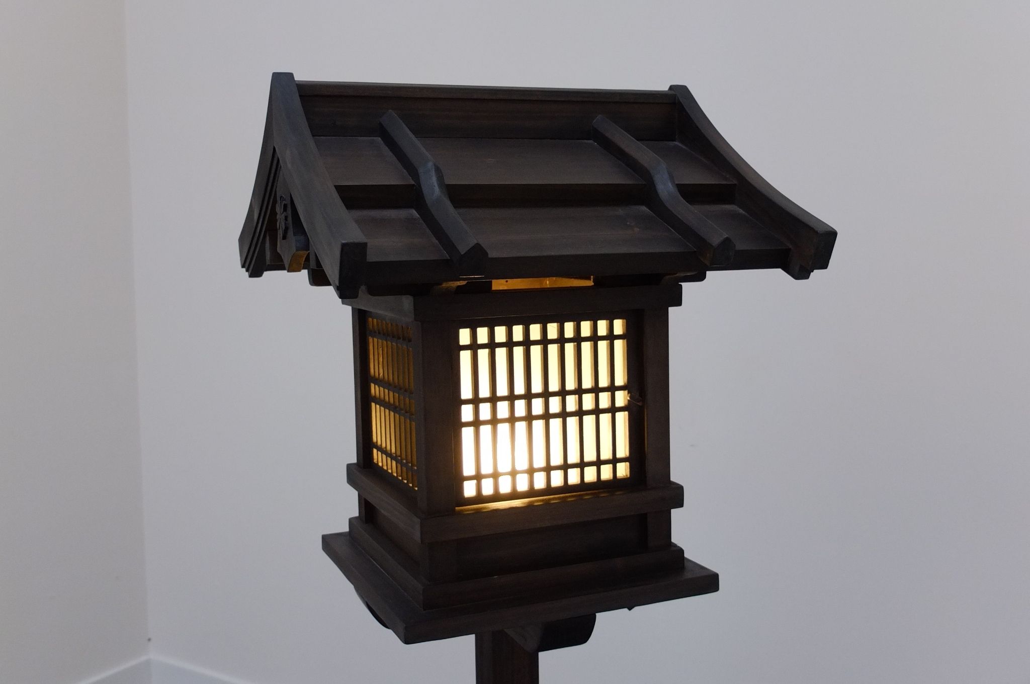 Most Up To Date Japanese Wooden Lantern, Outdoor (wl2) – Eastern Classics Intended For Outdoor Lamp Lanterns (View 9 of 20)
